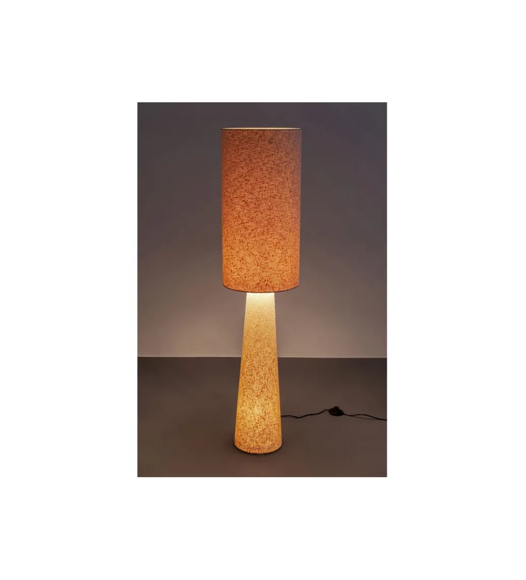 Lampa podłogowa MARLEEN 130 cm boucle beżowa*KDesign Online