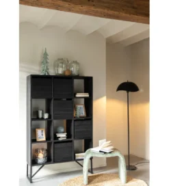 Lampa podłogowa MARMEL 150 cm czarna*J-Line Online