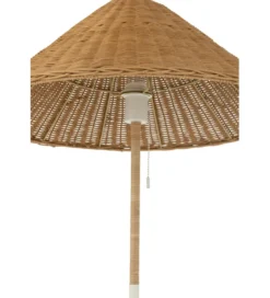 Lampa podłogowa MERTAN 154 cm rattan biała*J-Line Outlet