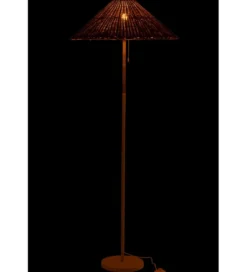 Lampa podłogowa MERTAN 154 cm rattan biała*J-Line Outlet