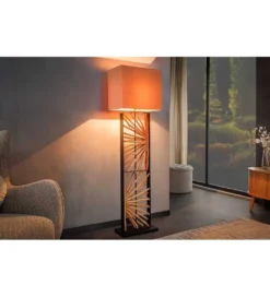 Lampa podłogowa OMAR 165 cm beżowa*Invicta Interior - przedsprzedaż Online