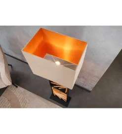 Lampa podłogowa OMAR 165 cm beżowa*Invicta Interior - przedsprzedaż Online