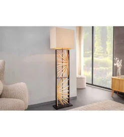 Lampa podłogowa OMAR 165 cm beżowa*Invicta Interior - przedsprzedaż Online