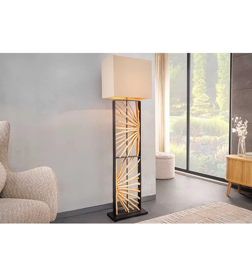 Lampa podłogowa OMAR 165 cm beżowa*Invicta Interior - przedsprzedaż Online