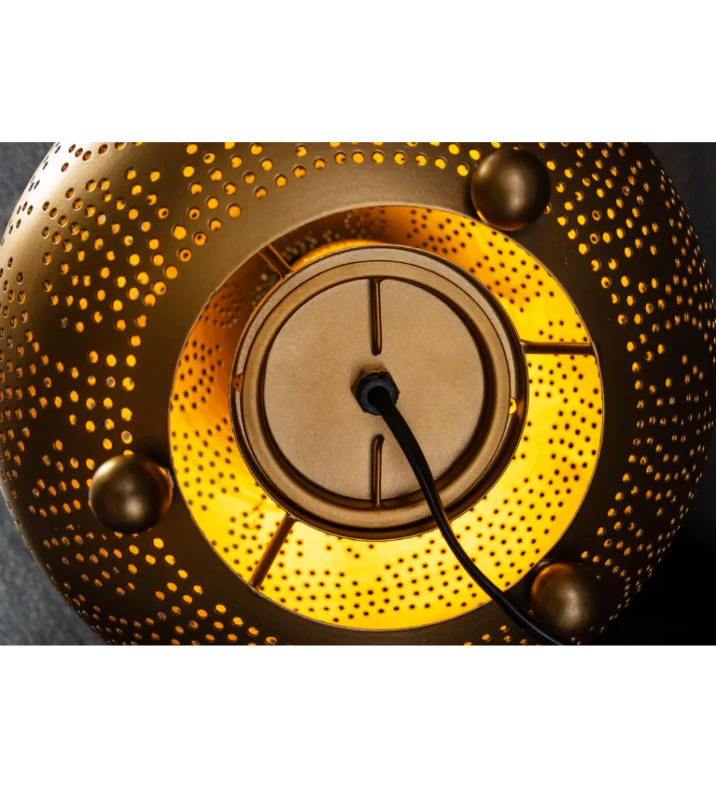 Lampa podłogowa ORIENT LIVING 50 cm ze złotym dekorem*Invicta Interior - przedsprzedaż Sale