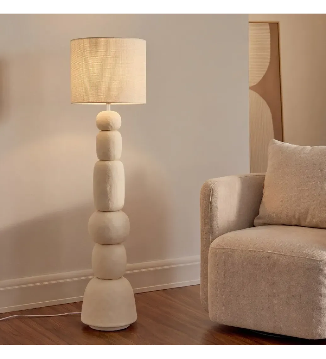 Lampa podłogowa OTAMENK 154 cm kremowa*Zona-Design Online