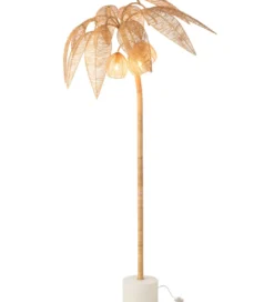 Lampa podłogowa PALMA KOKOSOWA 200 cm naturalna*J-Line Discount