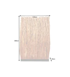 Lampa podłogowa Parave 180 cm longan naturalna*Invicta Interior Clearance