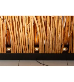 Lampa podłogowa Parave 180 cm longan naturalna*Invicta Interior Clearance