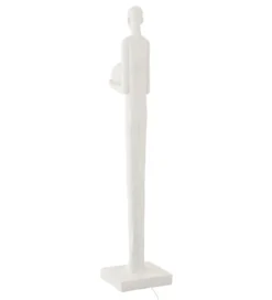 Lampa podłogowa PERSON 151 cm biała*J-Line Discount