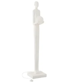 Lampa podłogowa PERSON 151 cm biała*J-Line Discount