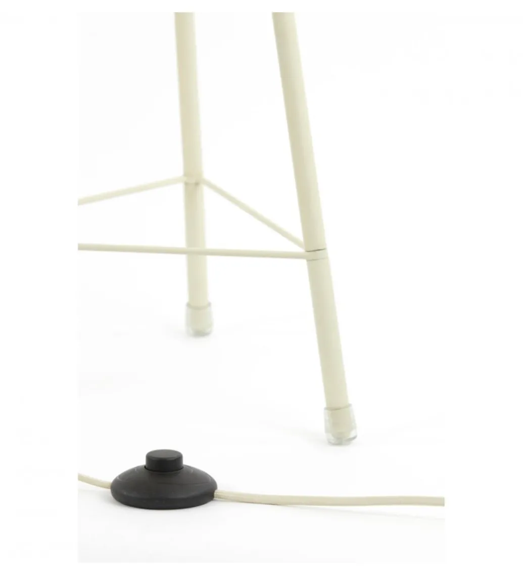 Lampa podłogowa PLUMERIA 42 cm piaskowa*L&L