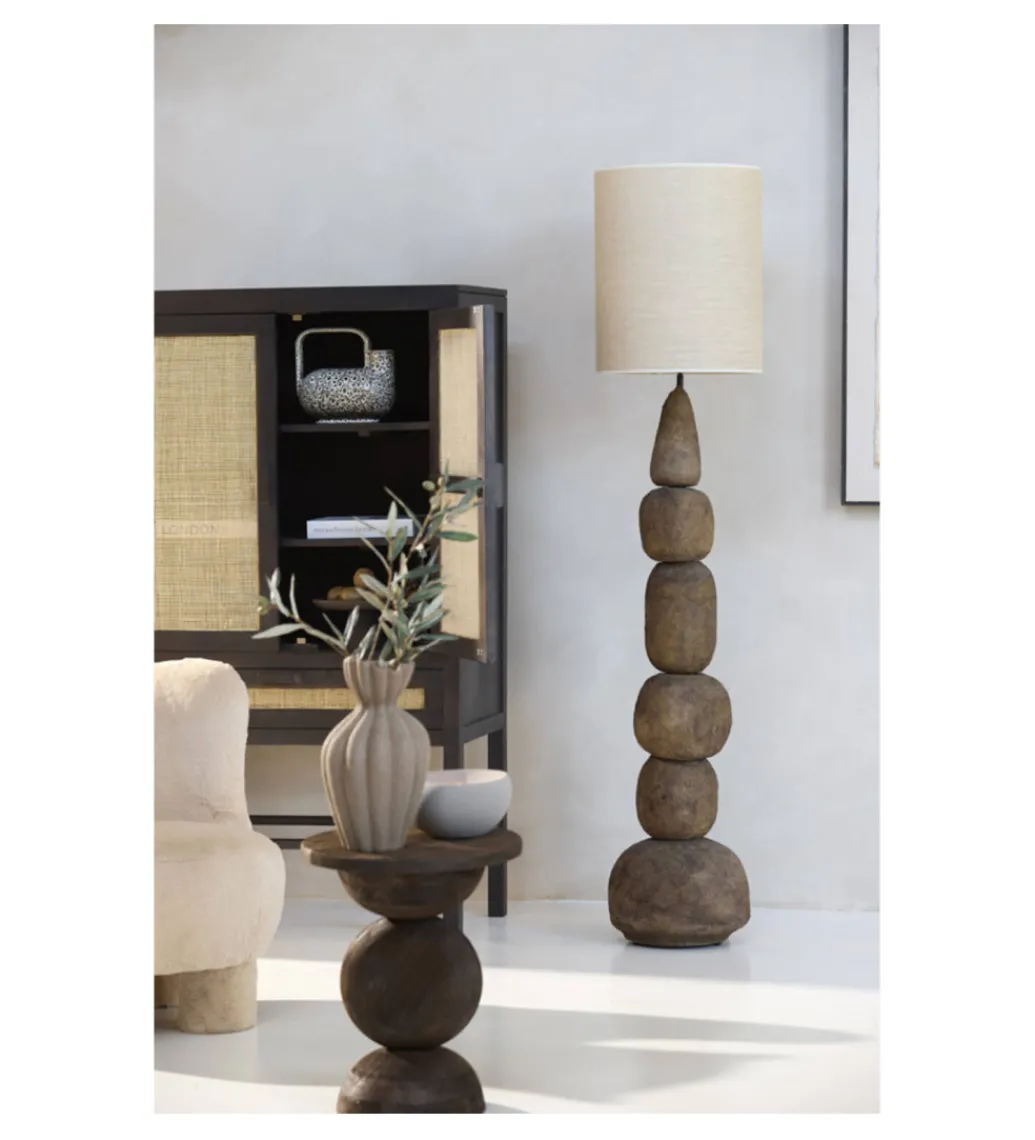 Lampa podłogowa podstawa MARREE 135 cm ciemnobrązowa*L&L