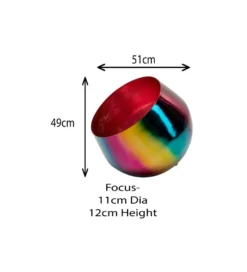 Lampa podłogowa RAINBOW 51 cm różowa*KDesign Online