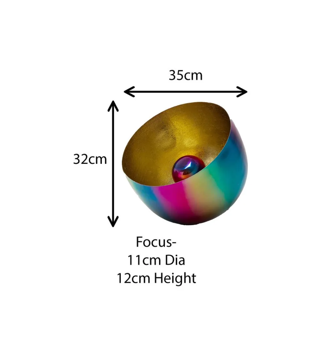 Lampa podłogowa RAINBOW 35 cm złota*KDesign Best