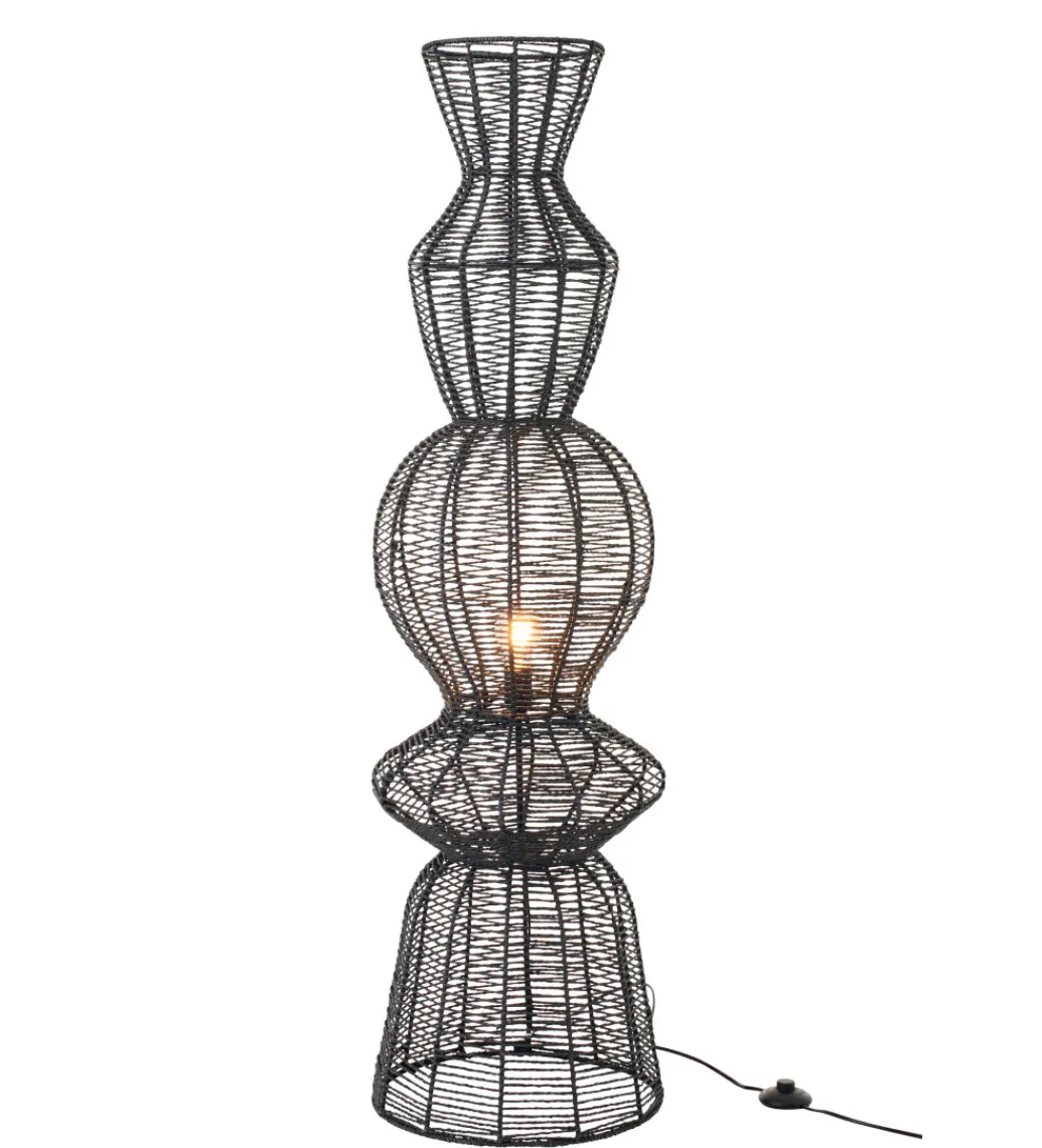 Lampa podłogowa ROPEAN 135 cm czarna*J-Line Hot