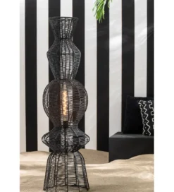 Lampa podłogowa ROPEAN 135 cm czarna*J-Line Hot