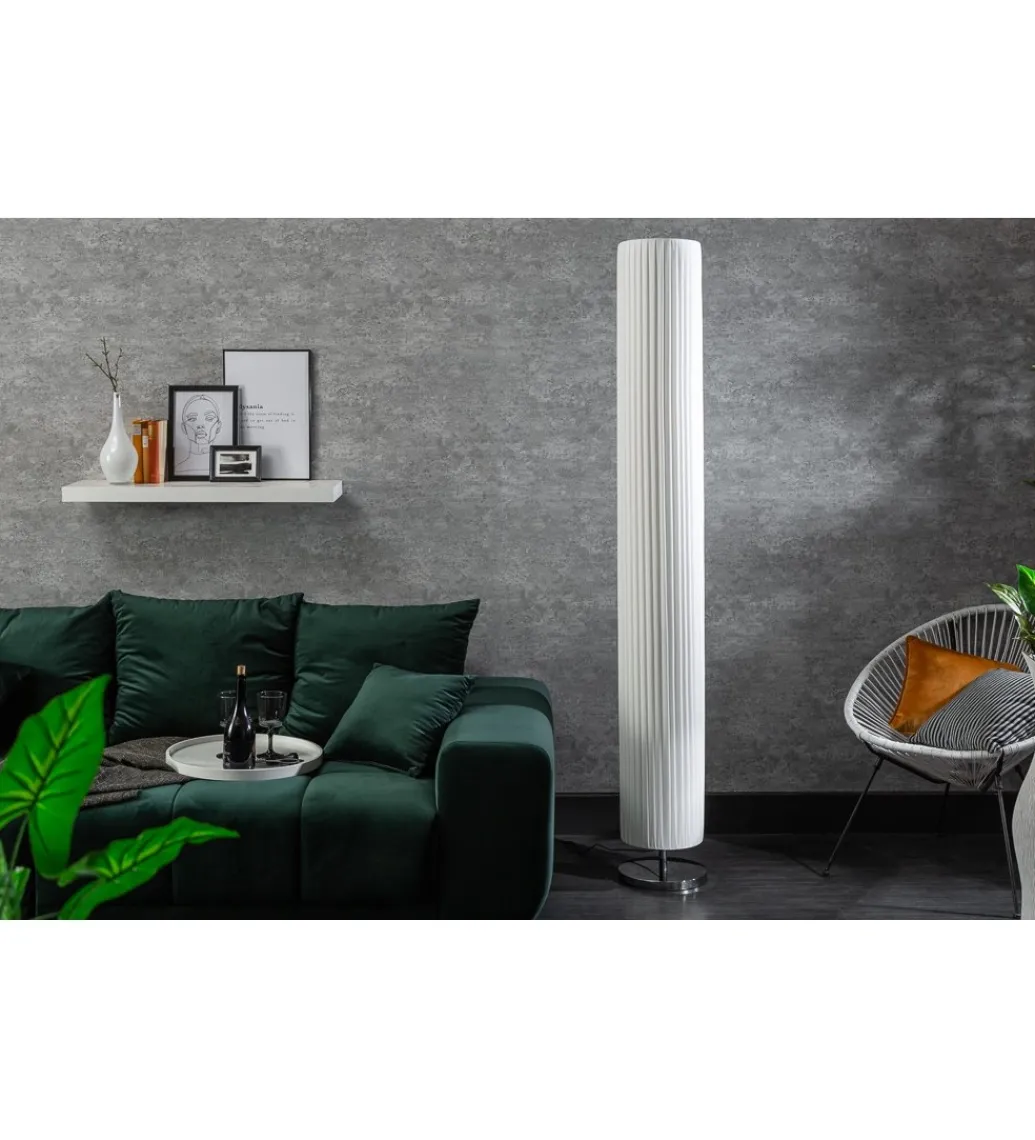 Lampa podłogowa Salone biała*Invicta Interior New