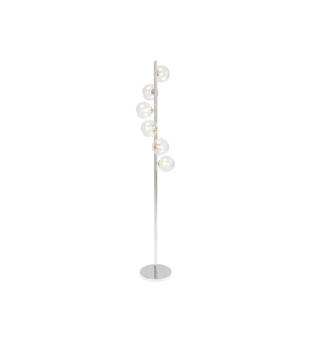 Lampa podłogowa SCALA BALLS 160 cm srebrna*KDesign Hot