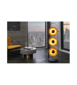 Lampa podłogowa Studio czarno złota*Invicta Interior Sale