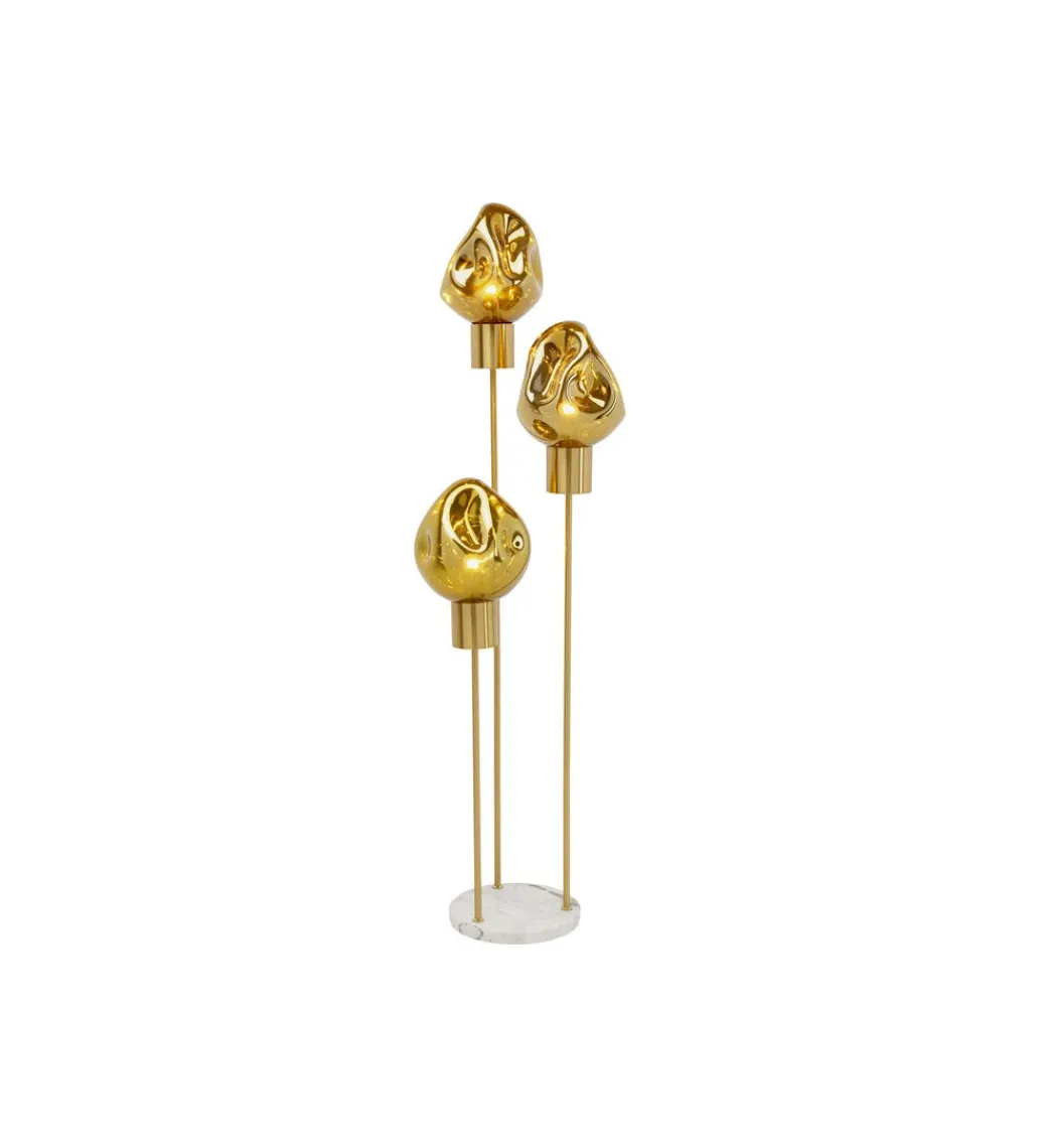 Lampa podłogowa SUPERNOVA AMBER 160 cm złota*KDesign