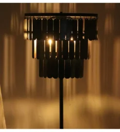 Lampa podłogowa TECHO 150 x 50 cm czarna*Exclusivas Best