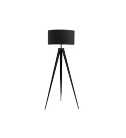 Lampa podłogowa Tripod czarna*Invicta Interior Sale