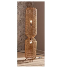 Lampa stojąca Aurora ratan 30 cm*Imeri Outlet