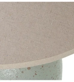 Lampa stołowa ABARMAL 57 cm ceramika antyczna biel*Exclusivas New