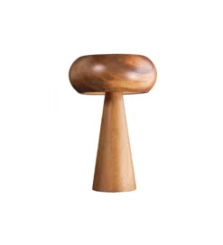 Lampa stołowa ALVA 36 cm drewno akacja*Invicta Interior - przedsprzedaż Discount