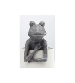 Lampa stołowa Animal Frog 58 cm szaro biała*KDesign Clearance