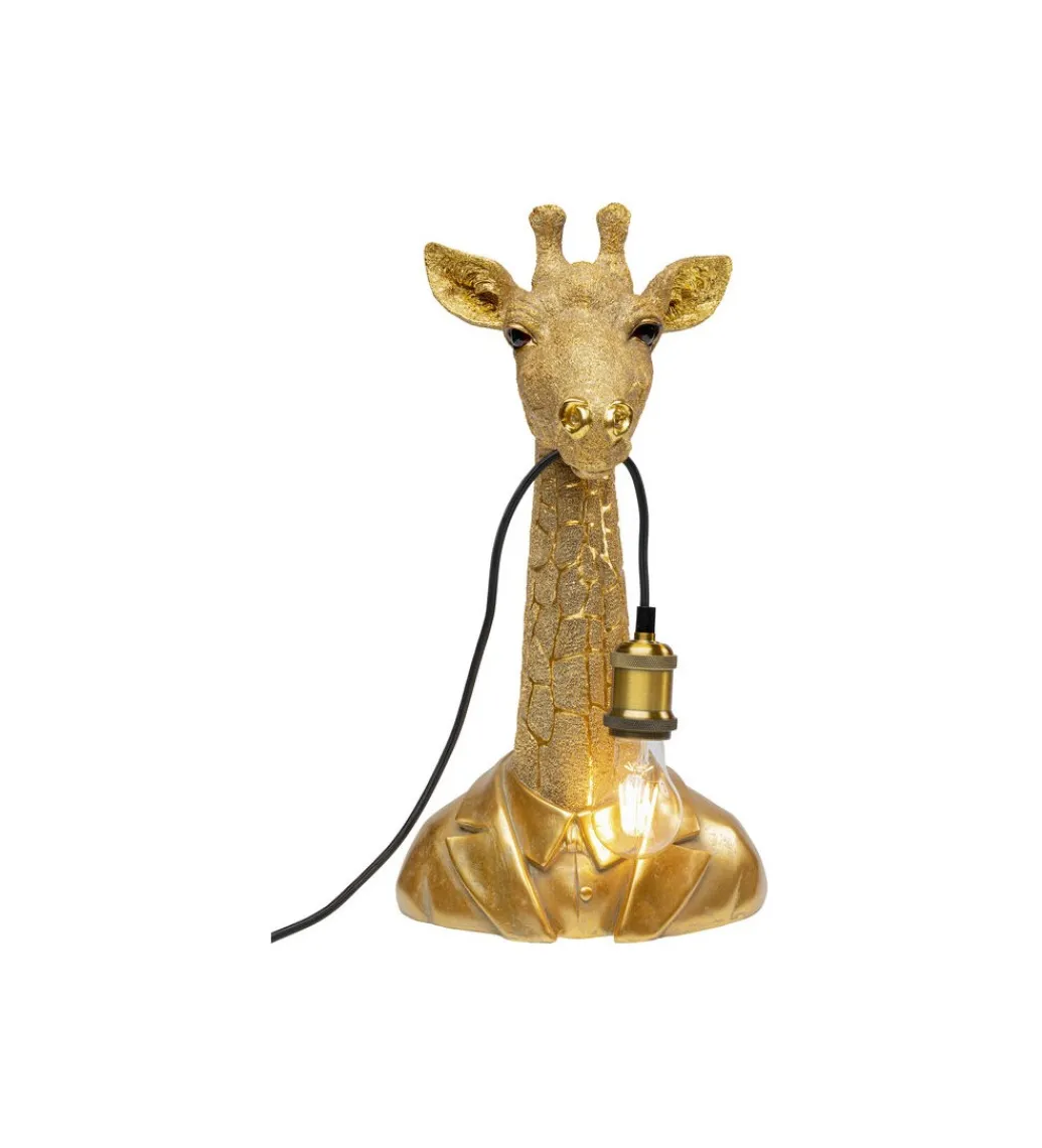 Lampa stołowa ANIMAL GIRAFFE 50 cm złota*KDesign Online