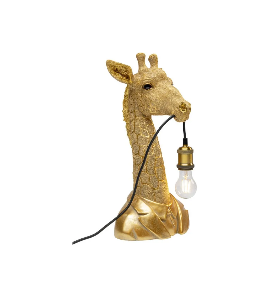 Lampa stołowa ANIMAL GIRAFFE 50 cm złota*KDesign Online