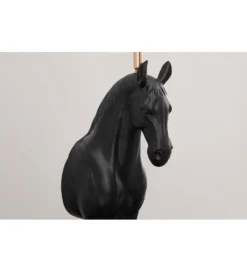 Lampa stołowa Animal Horse 75 cm czarna*Invicta Interior Outlet