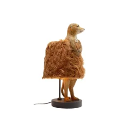 Lampa stołowa ANIMAL MERRKAT FUR 51 cm*KDesign Online