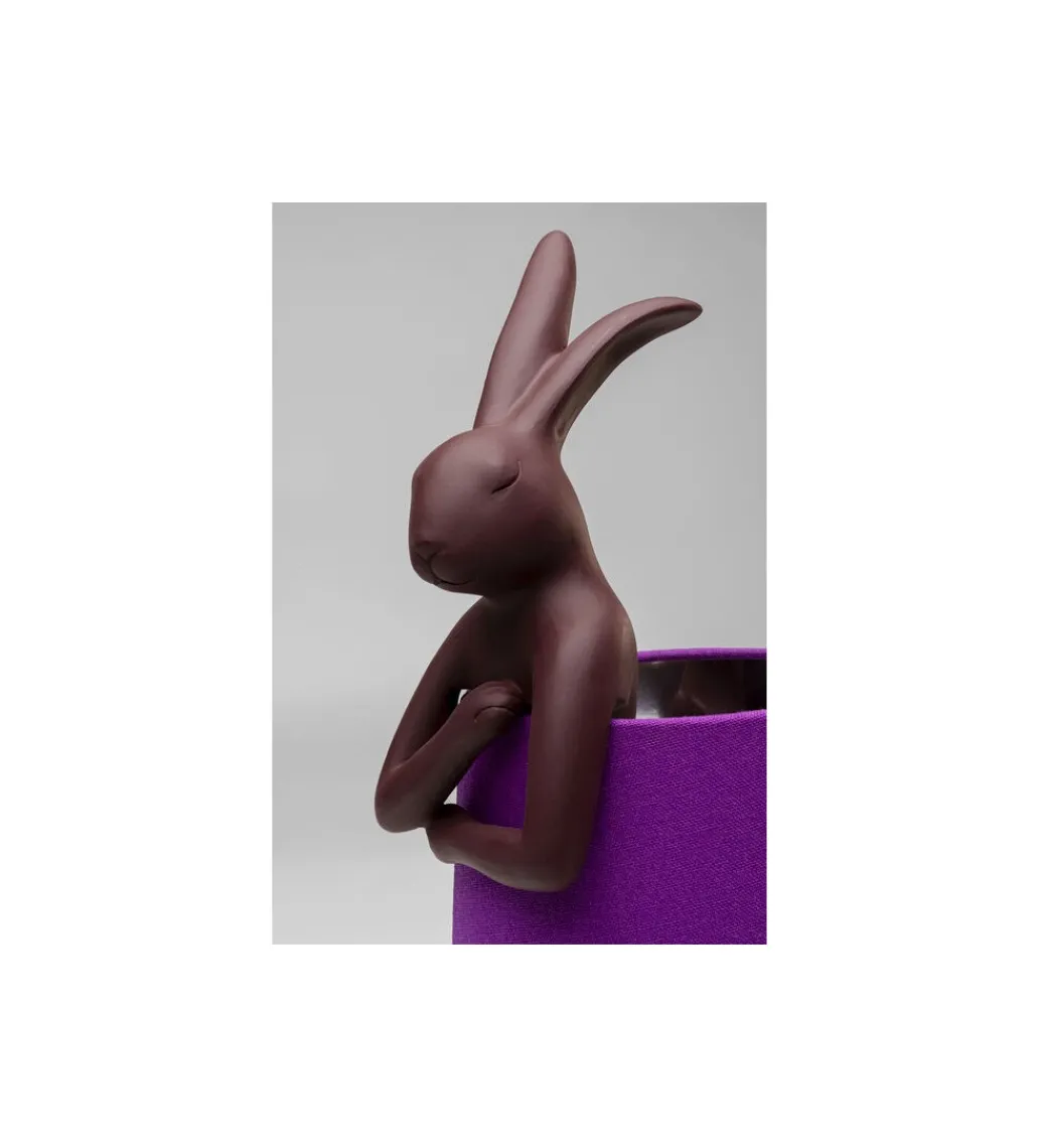 Lampa stołowa Animal Rabbit 50 cm czerwono fioletowa*KDesign Sale