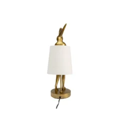 Lampa stołowa Animal Rabbit 50 cm złoto biała*KDesign Hot