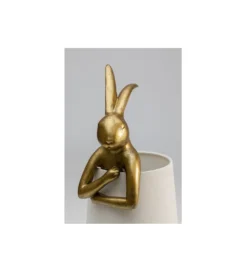 Lampa stołowa Animal Rabbit 50 cm złoto biała*KDesign Hot