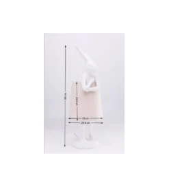 Lampa stołowa Animal Rabbit 68 cm biało różowa*KDesign Online