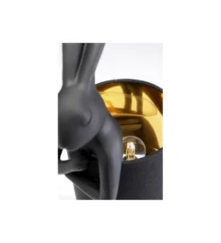Lampa stołowa Animal Rabbit 50 cm czarna*KDesign Sale