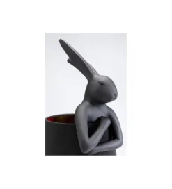 Lampa stołowa Animal Rabbit 50 cm czarna*KDesign Sale