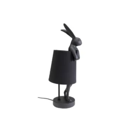 Lampa stołowa Animal Rabbit 50 cm czarna*KDesign Sale