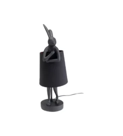 Lampa stołowa Animal Rabbit 50 cm czarna*KDesign Sale