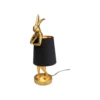 Lampa stołowa Animal Rabbit 50 cm złoto czarna*KDesign Best