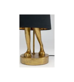 Lampa stołowa Animal Rabbit 68 cm złoto czarna*KDesign Hot