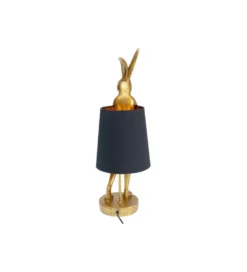 Lampa stołowa Animal Rabbit 68 cm złoto czarna*KDesign Hot