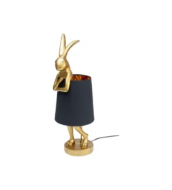 Lampa stołowa Animal Rabbit 68 cm złoto czarna*KDesign Hot