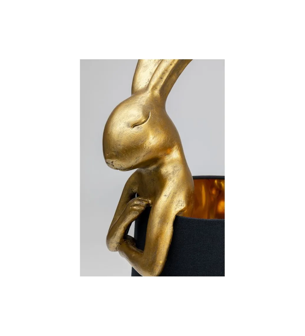 Lampa stołowa Animal Rabbit 68 cm złoto czarna*KDesign Hot