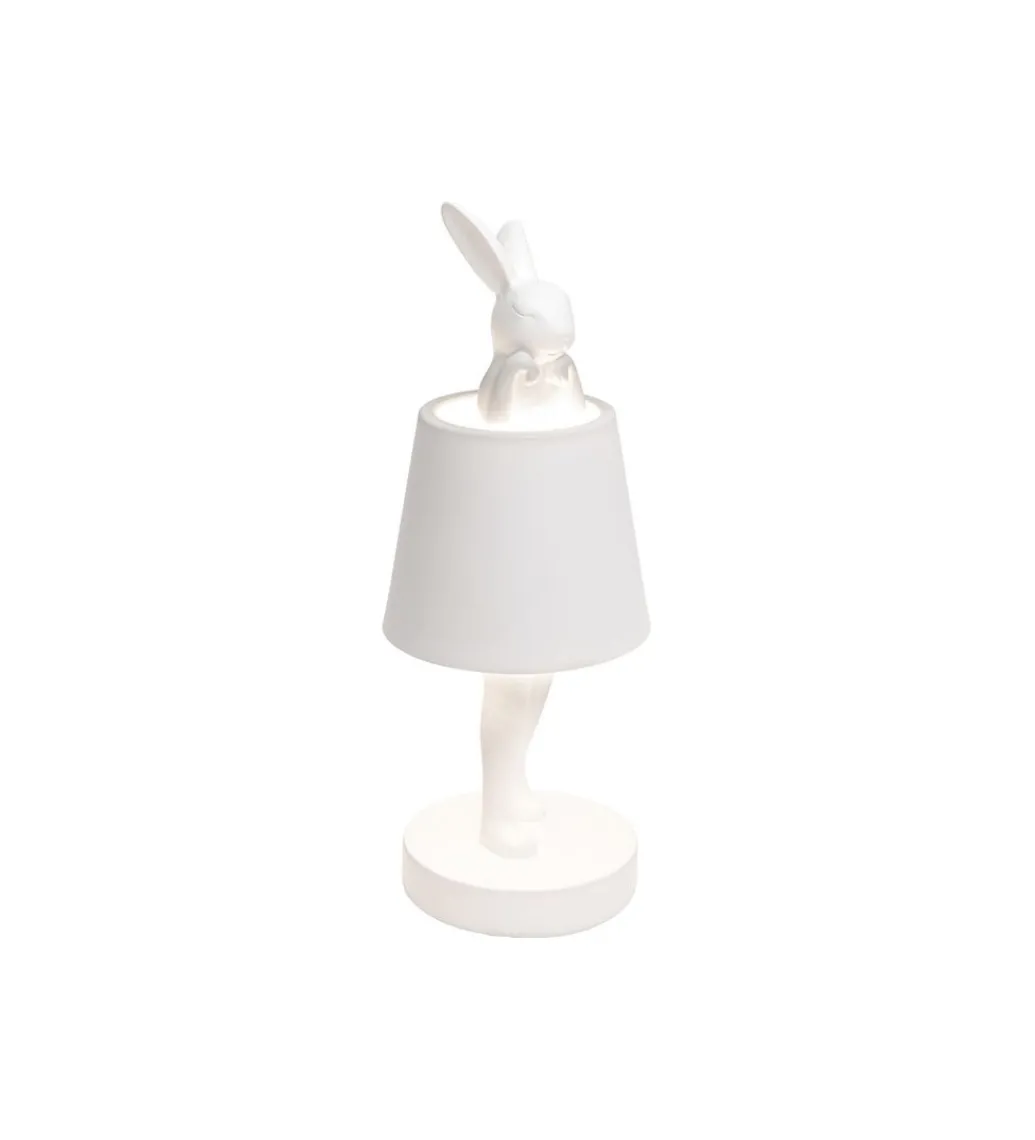 Lampa stołowa ANIMAL RABBIT 29 cm biała*KDesign Clearance