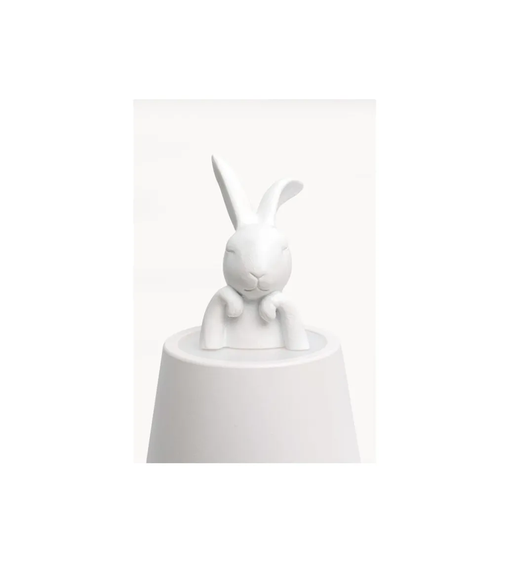 Lampa stołowa ANIMAL RABBIT 29 cm biała*KDesign Clearance